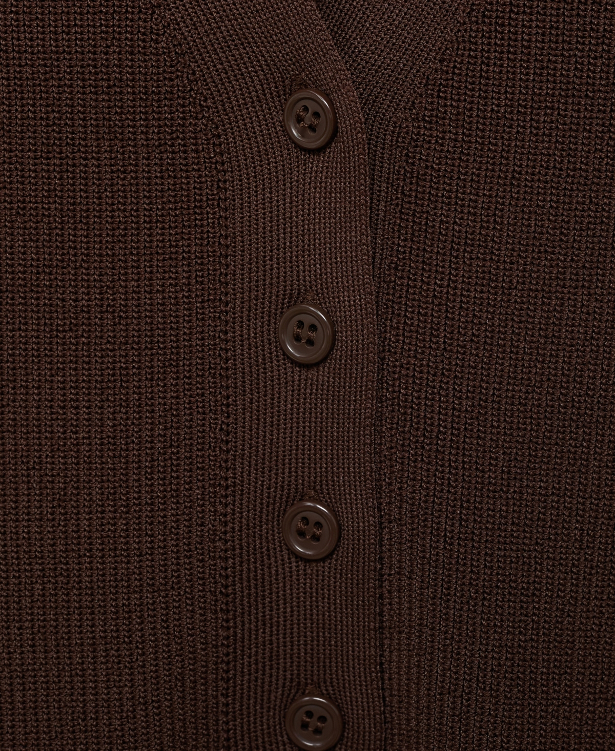 Mango Lightweight Knit Tank Top In Brown