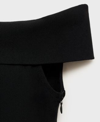 Women's Bow Detail Strapless Dress