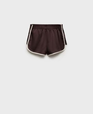 MANGO - Women's Contrasting Trim Shorts