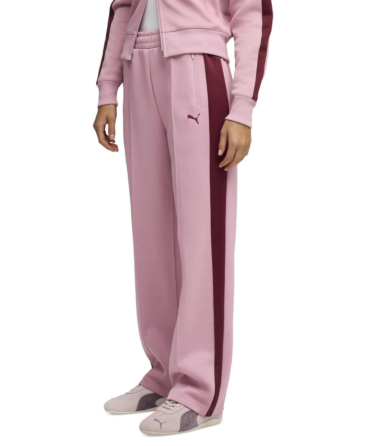 Puma T7 Always On Straight Track Pants Women In Pink