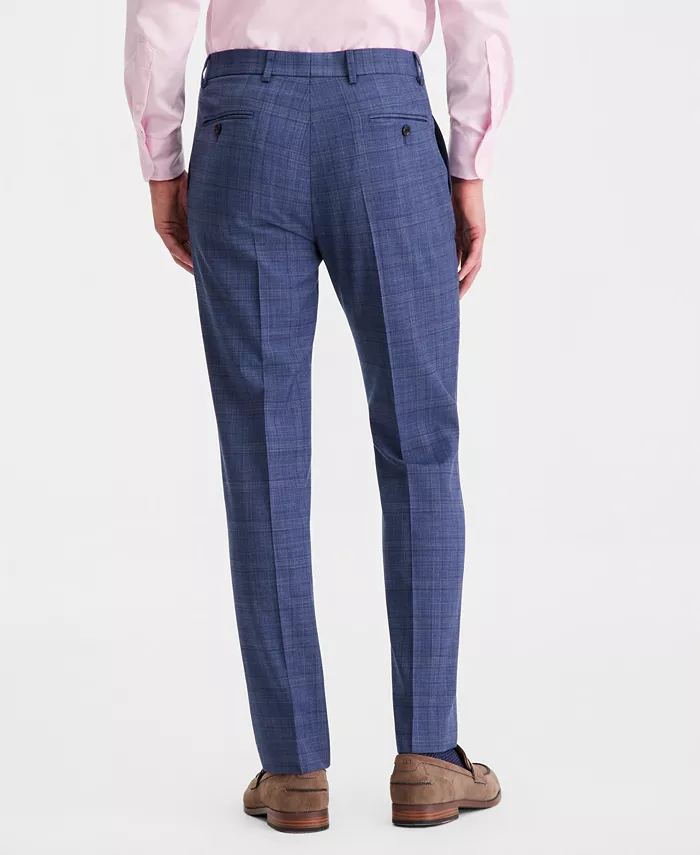 Men's Modern-Fit Wool TH-Flex Stretch Suit Separates Pant - thumbnail 4