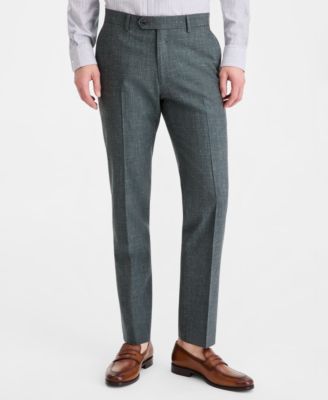 Mens Modern-Fit Wool Blend Suit Separate Pants