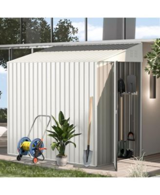 4'x7' Lean to Shed Outdoor Storage Shed