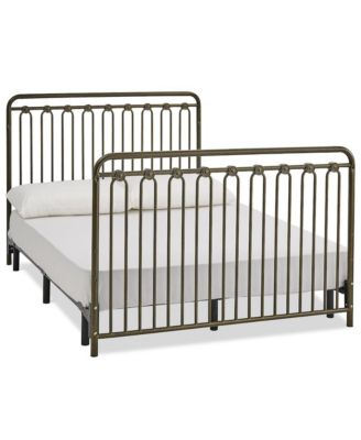 Baldwin 4 in 1 Convertible Full Sized Metal Crib in Golden Nuggest