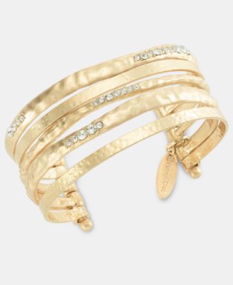 Style & Co - Pav&eacute; Multirow Cuff Bracelet