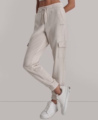 Women's Studded-Logo Cargo Joggers