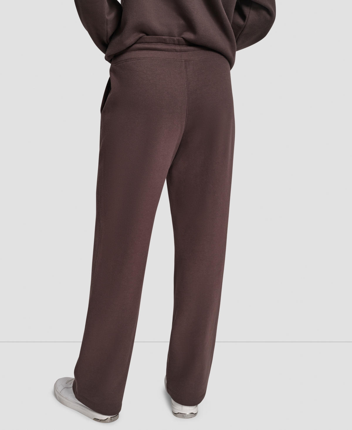 Dkny Women's Sport Stacked Transfer Logo Track Pants In Brown