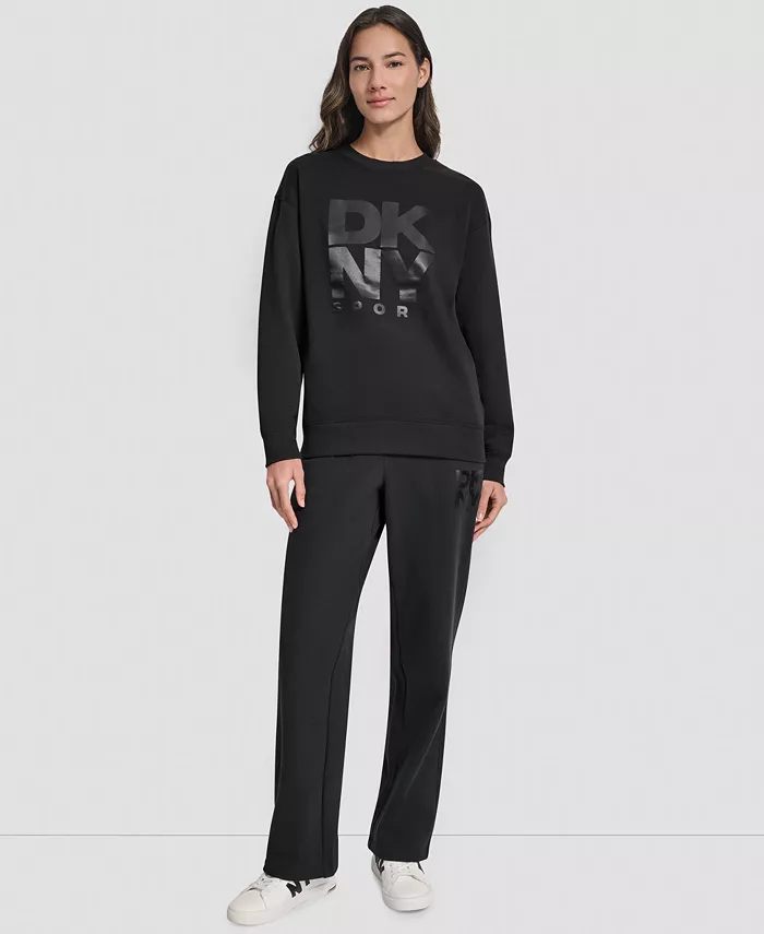 Women's Transfer Logo Crew Neck Sweatshirt - thumbnail 3