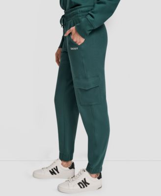 Women's Studded-Logo Cargo Joggers