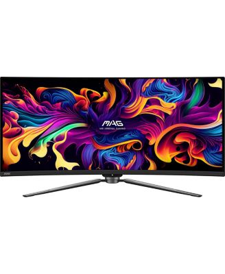 MAG 341CQP QD-OLED 34" 21:9 UWQHD 175Hz Curved OLED HDR Gaming Monitor, Metallic Black