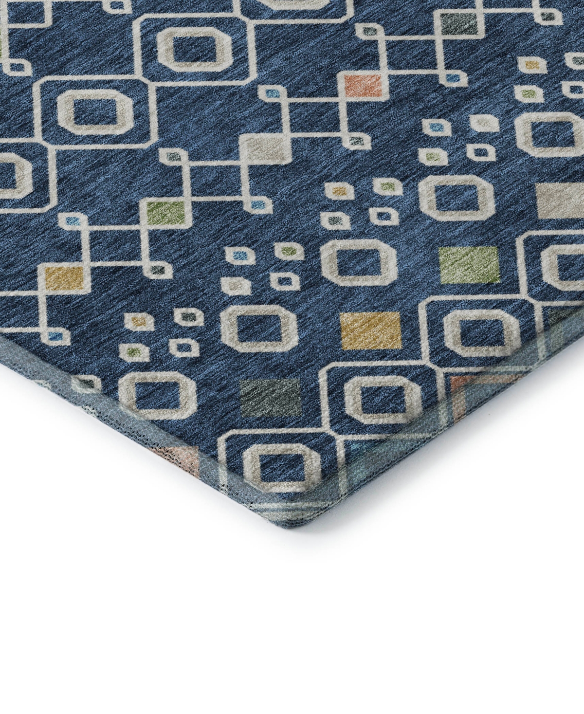 Dalyn Neo No12 2'3"x7'6" Runner Area Rug In Blue