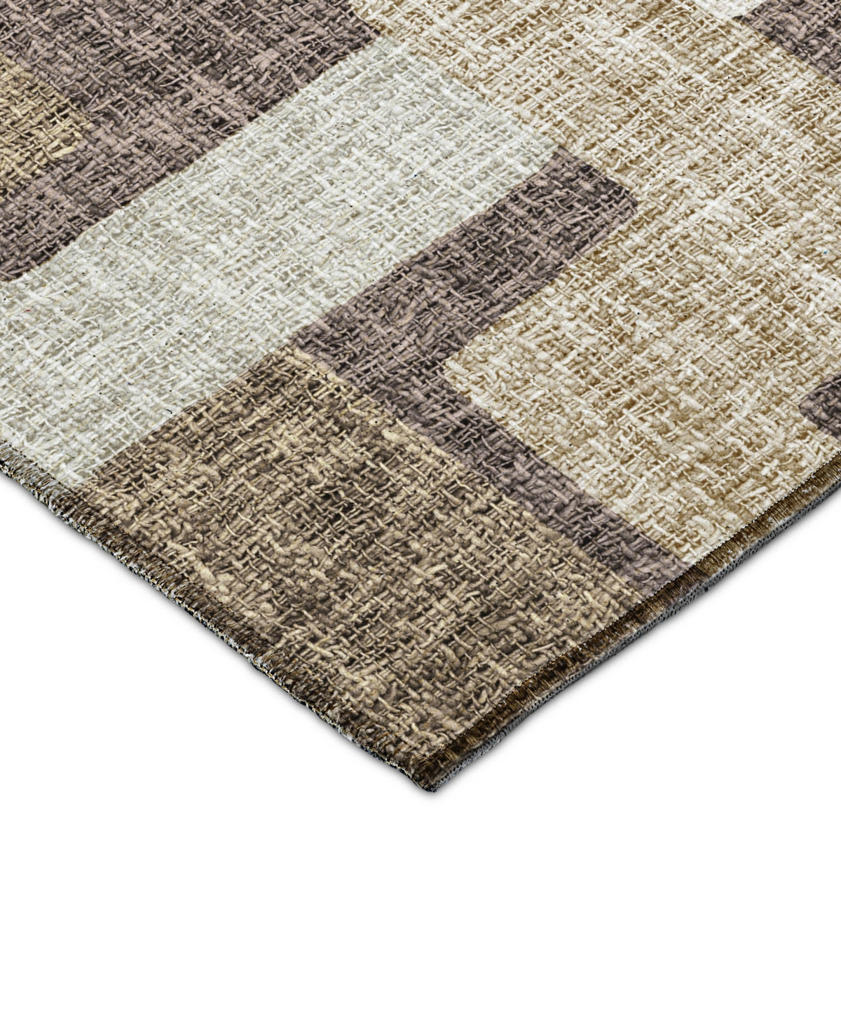 Dalyn Portico Po3 2'3"x7'6" Runner Area Rug In Brown