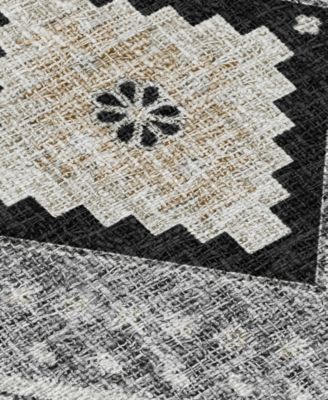 Portico Washable PO5 8'x8' Round Area Rug
