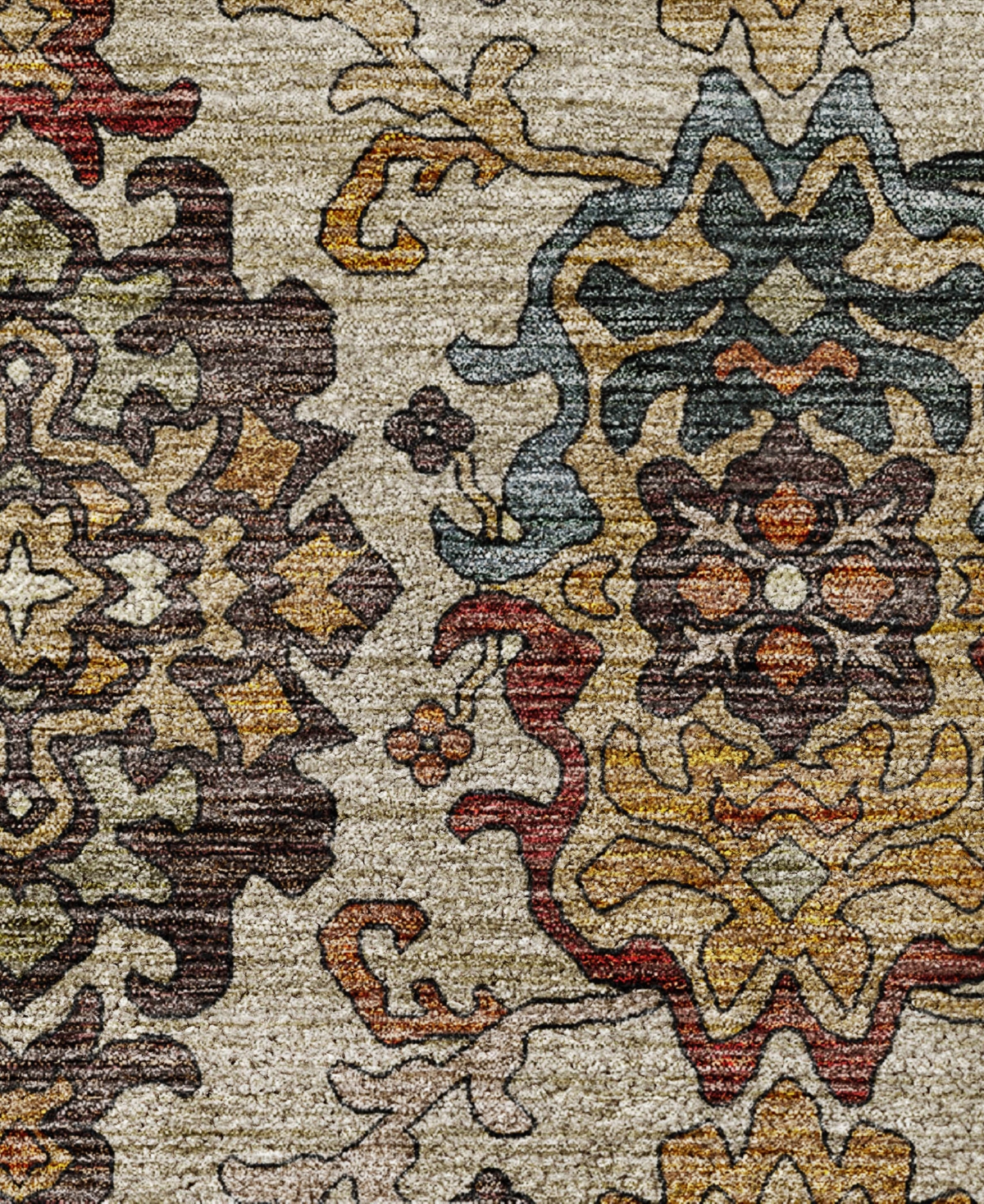 Dalyn Silk Road Sr5 2'6"x3'10" Area Rug In Brown