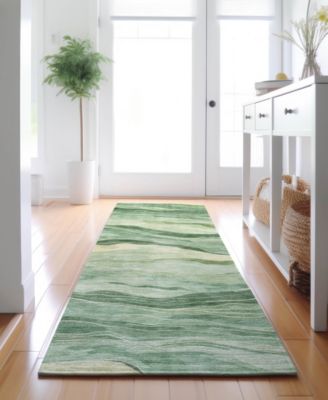 Pacifica Washable PA6 2'3"x7'6" Runner Area Rug