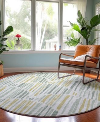 Neo Washable NO8 8'x8' Round Area Rug