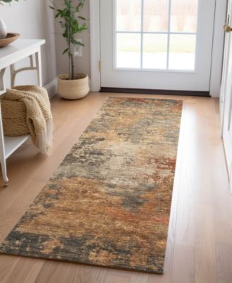 Nouveau Washable NV24 2'3"x7'6" Runner Area Rug