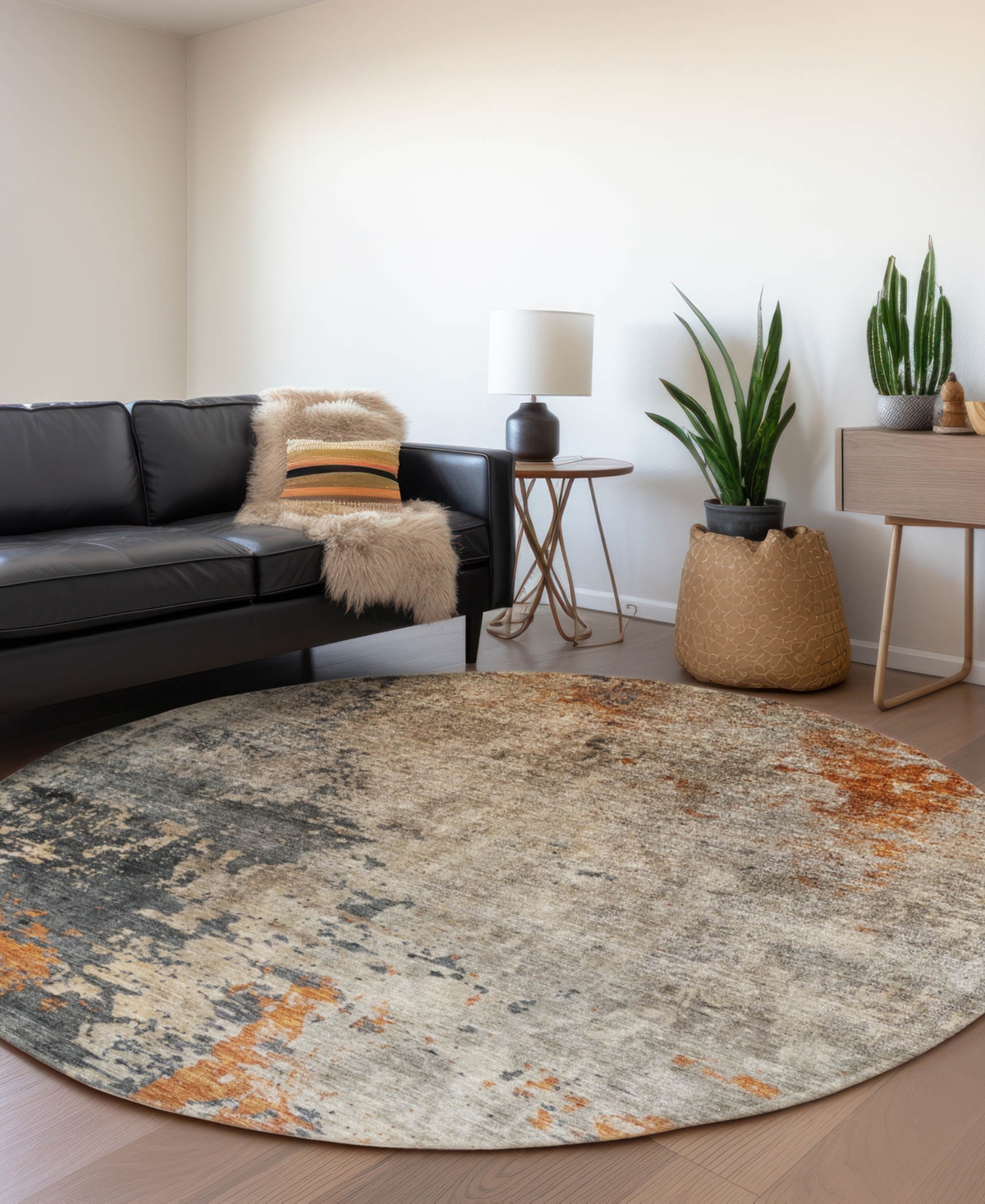 Dalyn Nouveau Nv20 8'x8' Round Area Rug In Multi