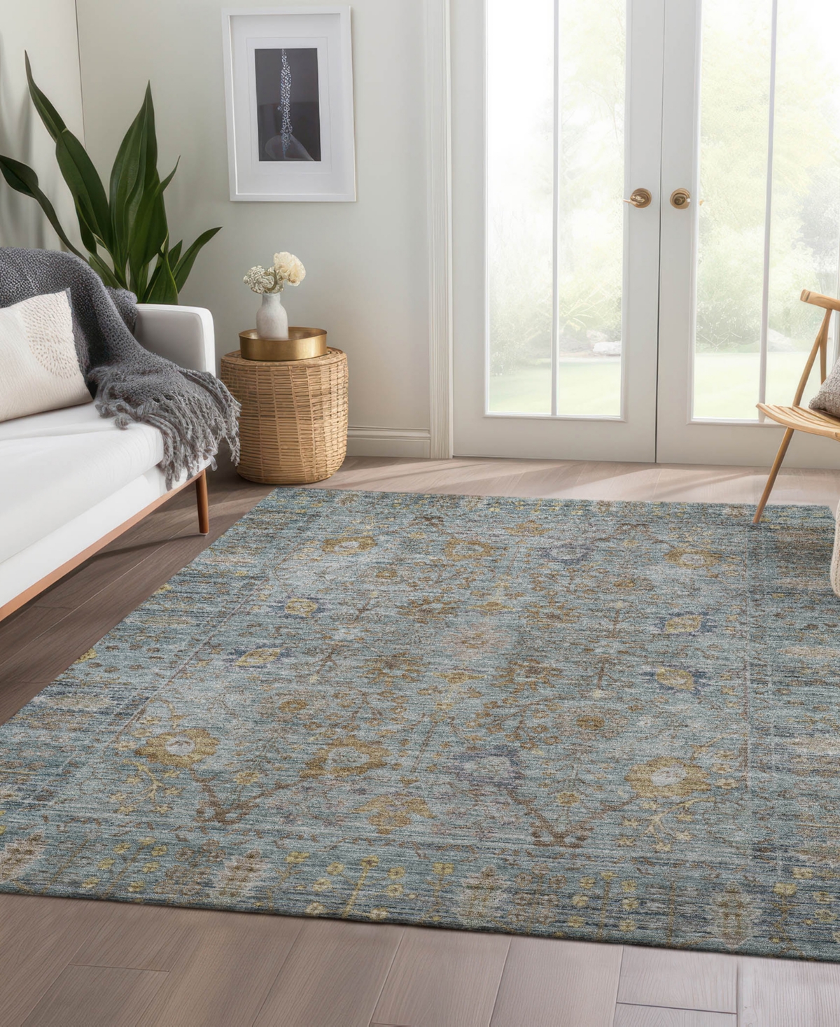 Dalyn Solace Sl9 2'6"x3'10" Area Rug In Blue