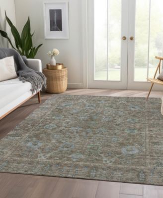 Solace Washable SL9 5'x7'6" Area Rug