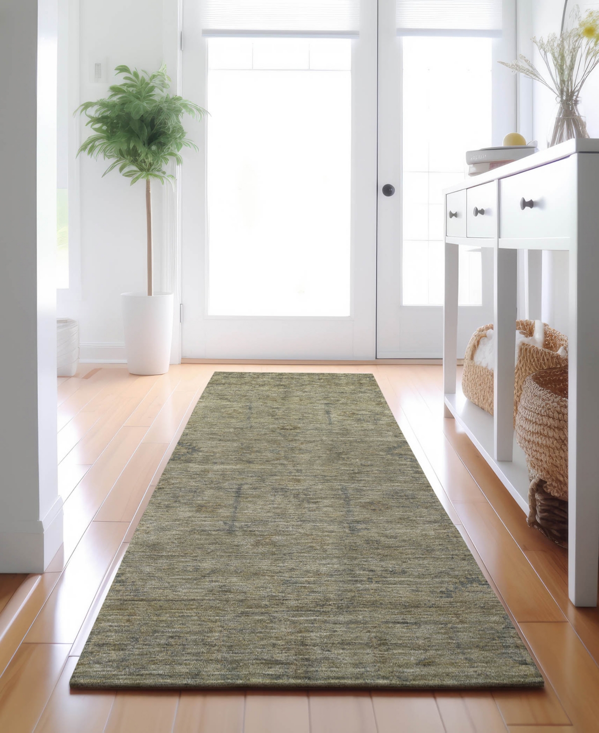 Dalyn Ravenna Rn5 2'3"x7'6" Runner Area Rug In Gray