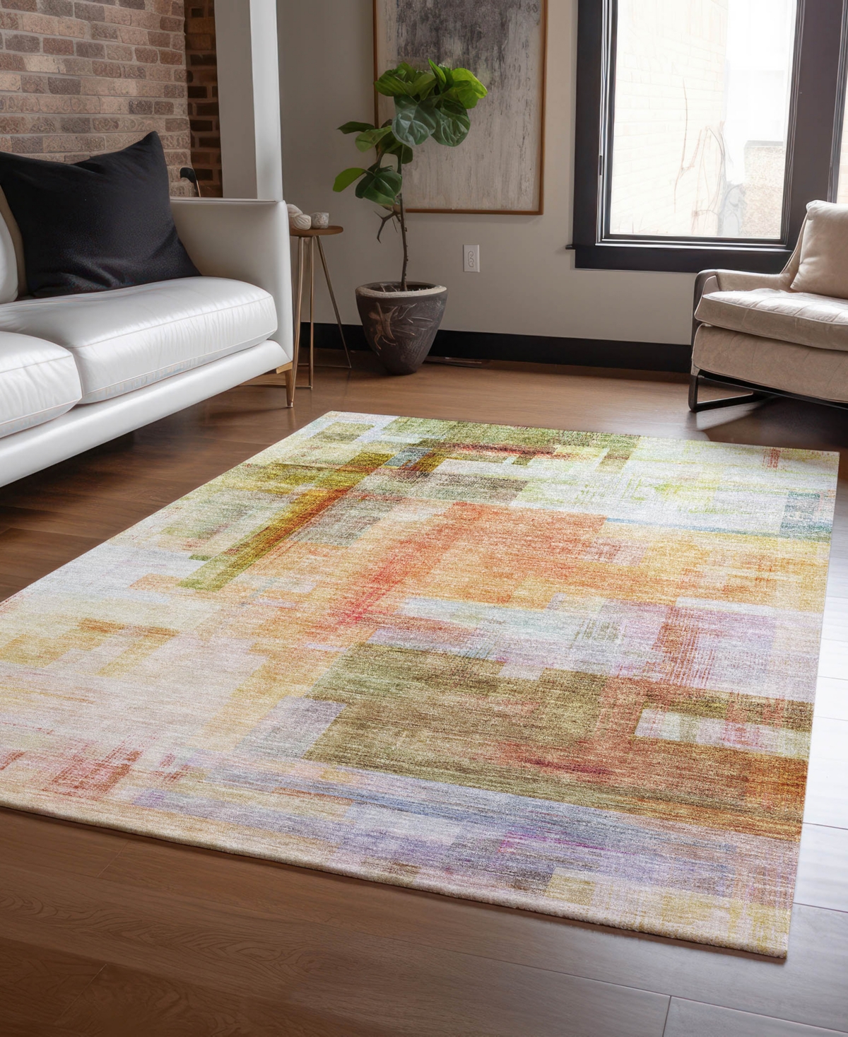 Dalyn Ravenna Rn6 3'x5' Area Rug In Multi