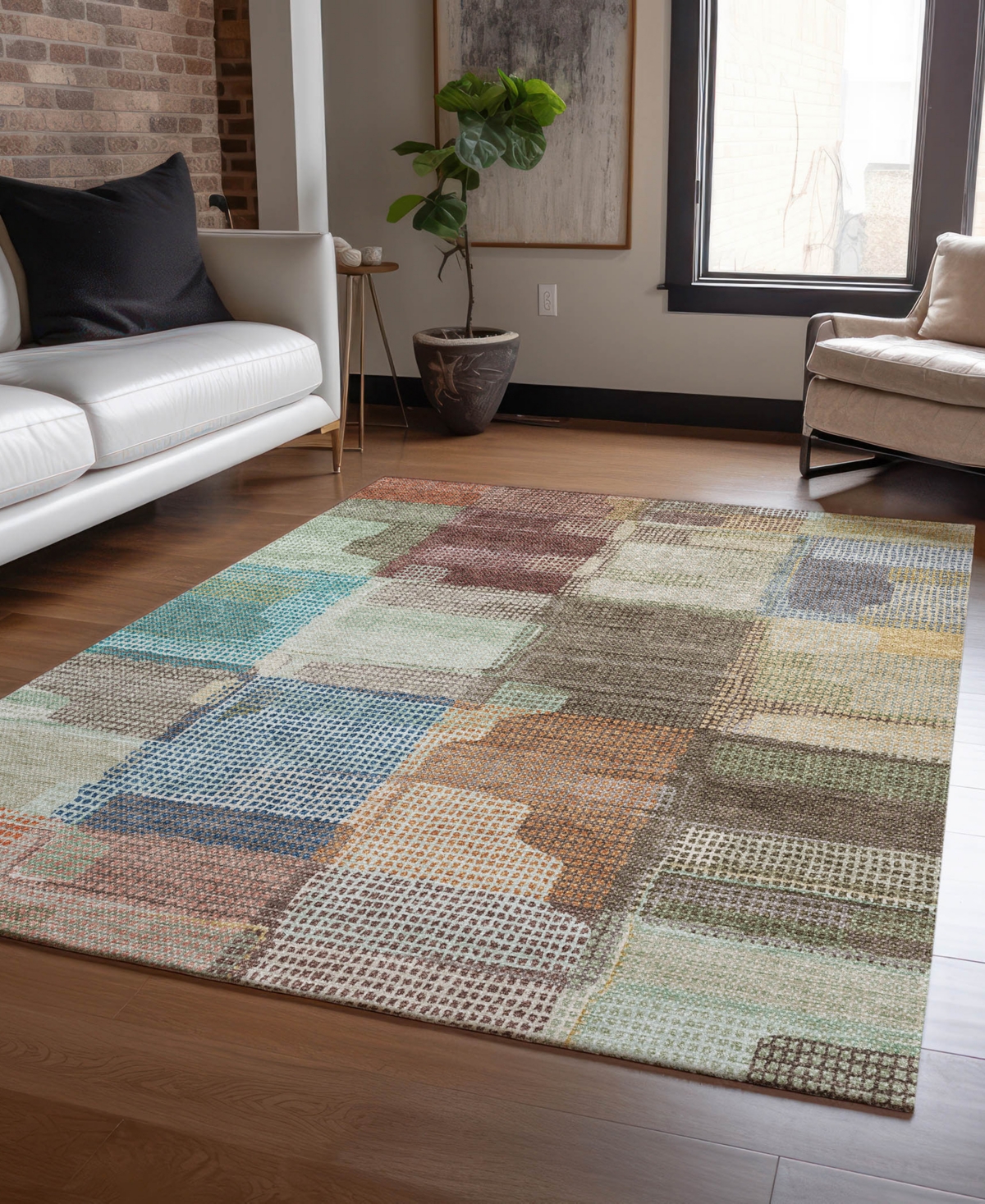Dalyn Ravenna Rn10 3'x5' Area Rug In Multi
