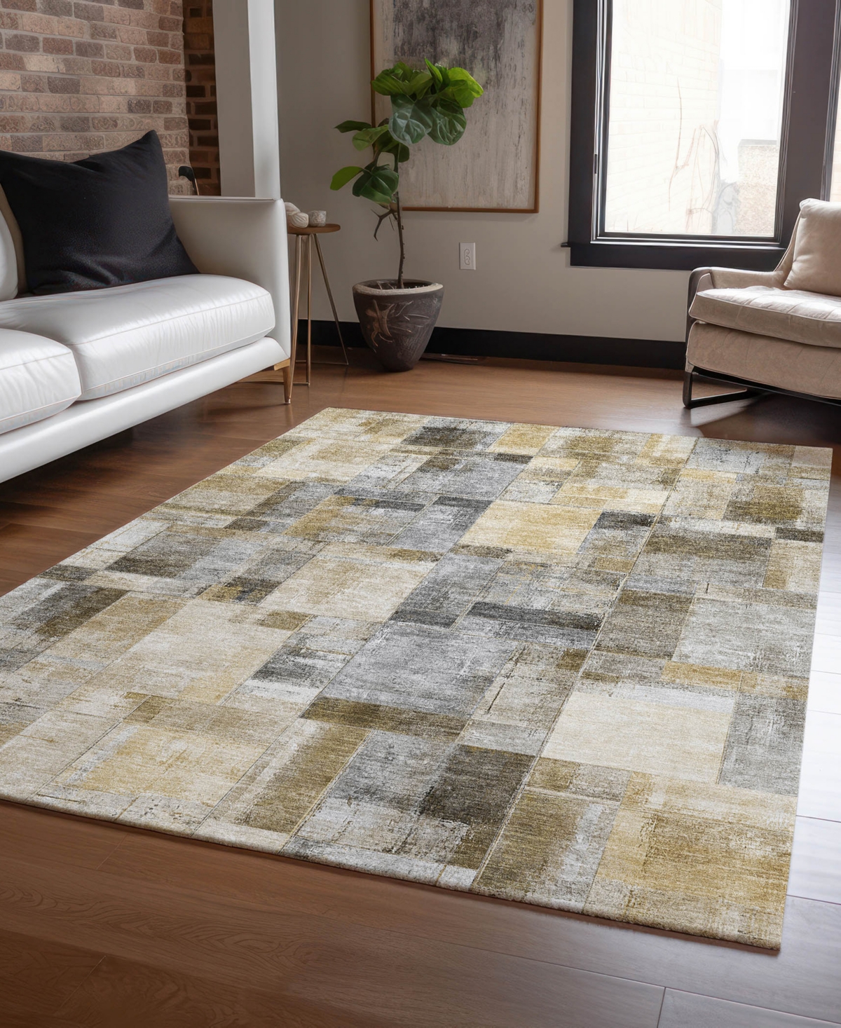 Dalyn Ravenna Rn4 10'x14' Area Rug In Brown