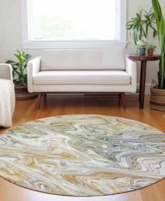 Ravenna Washable RN8 8'x8' Round Area Rug