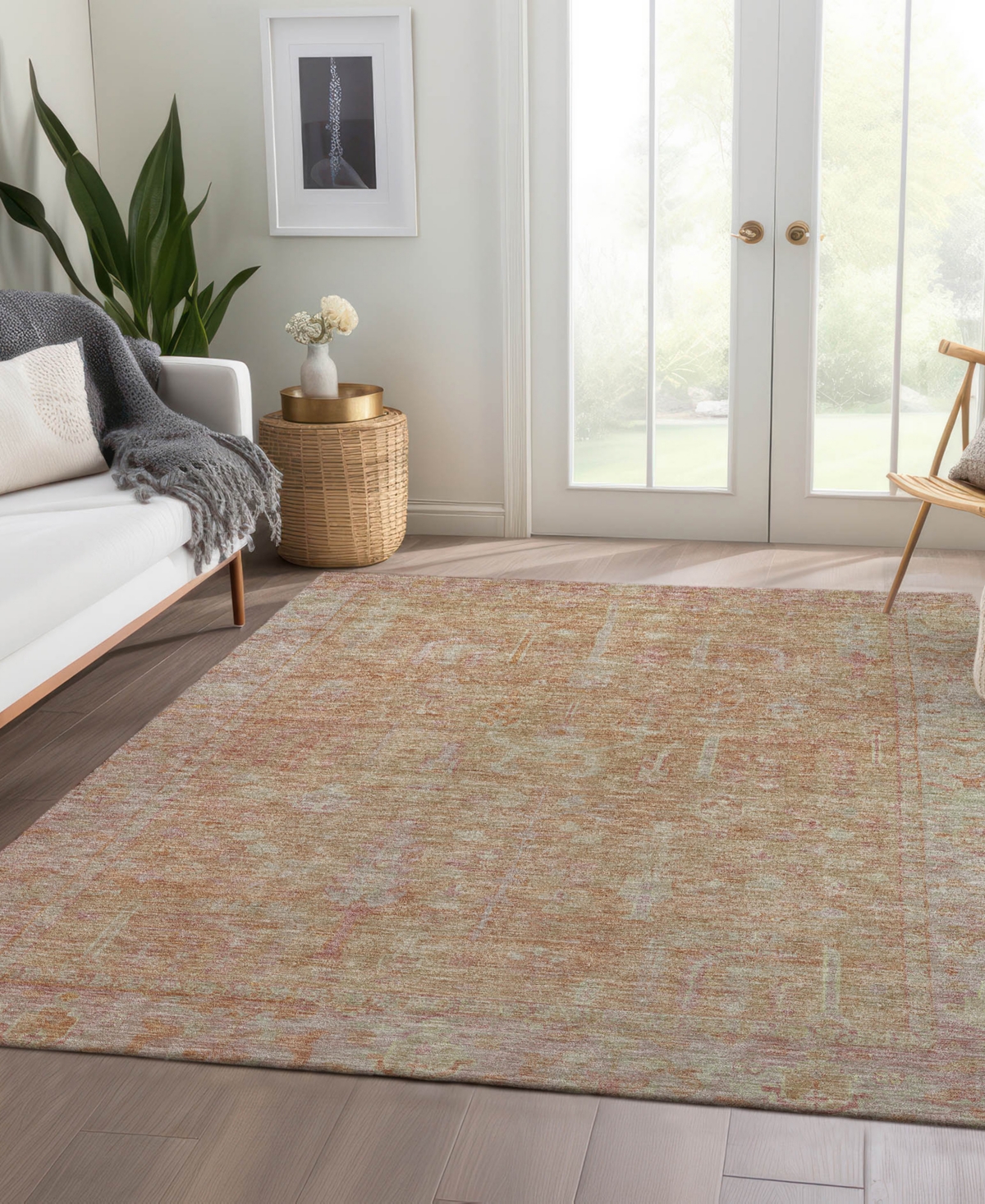 Dalyn Solace Sl11 3'x5' Area Rug In Brown