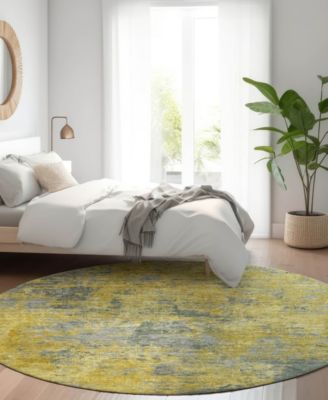 Kochi Washable KC2 8'x8' Round Area Rug