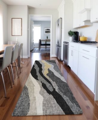 Lorenzo Washable LN4 2'3"x7'6" Runner Area Rug