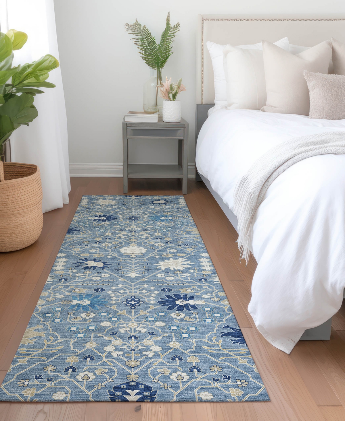 Dalyn Tabrook Tb12 2'3"x7'6" Runner Area Rug In Blue