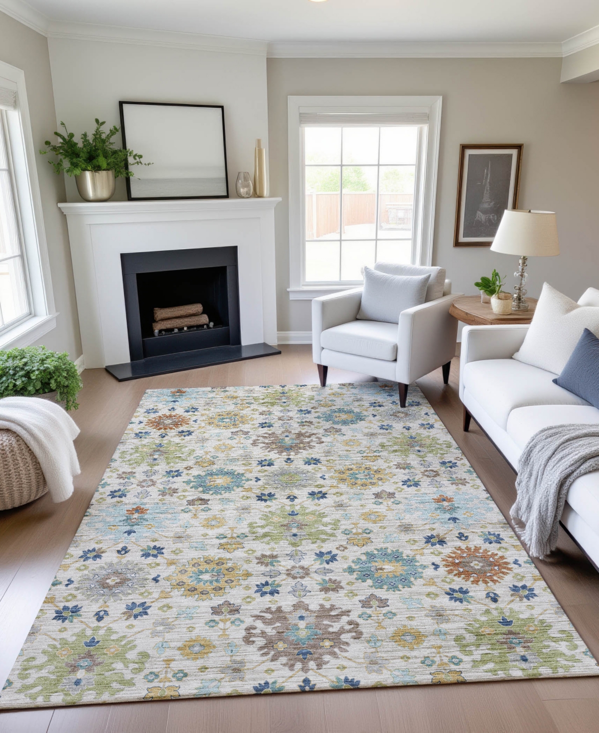 Dalyn Silk Road Sr3 6'6"x9'6" Area Rug In Multi