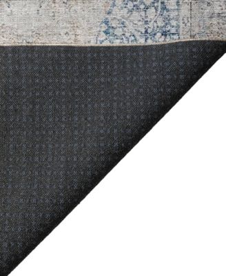 Karaj Washable KJ8 8'x8' Round Area Rug