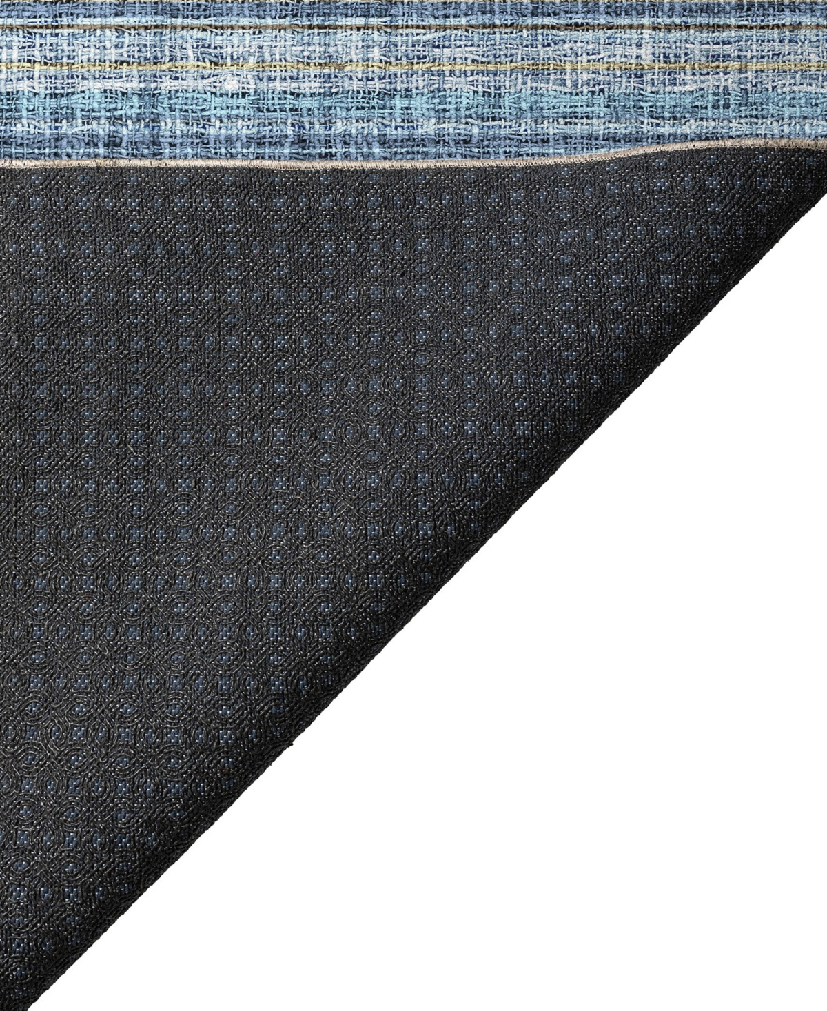 Dalyn Portico Po2 8'x8' Round Area Rug In Blue