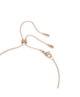 Mesmera Rose Gold Tone Plated Earrings and Necklace Set