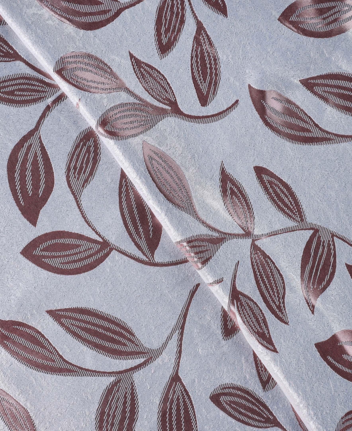 Superior Modern Leaves Room Darkening Grommet Top Curtain Panels, 42" x 96" (Set of 2)