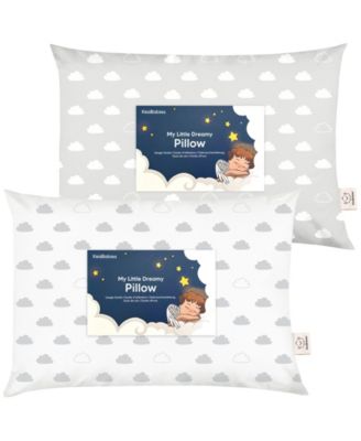 Toddler Pillow, Soft Organic Cotton Pillows for Sleeping, 13X18 Pillow