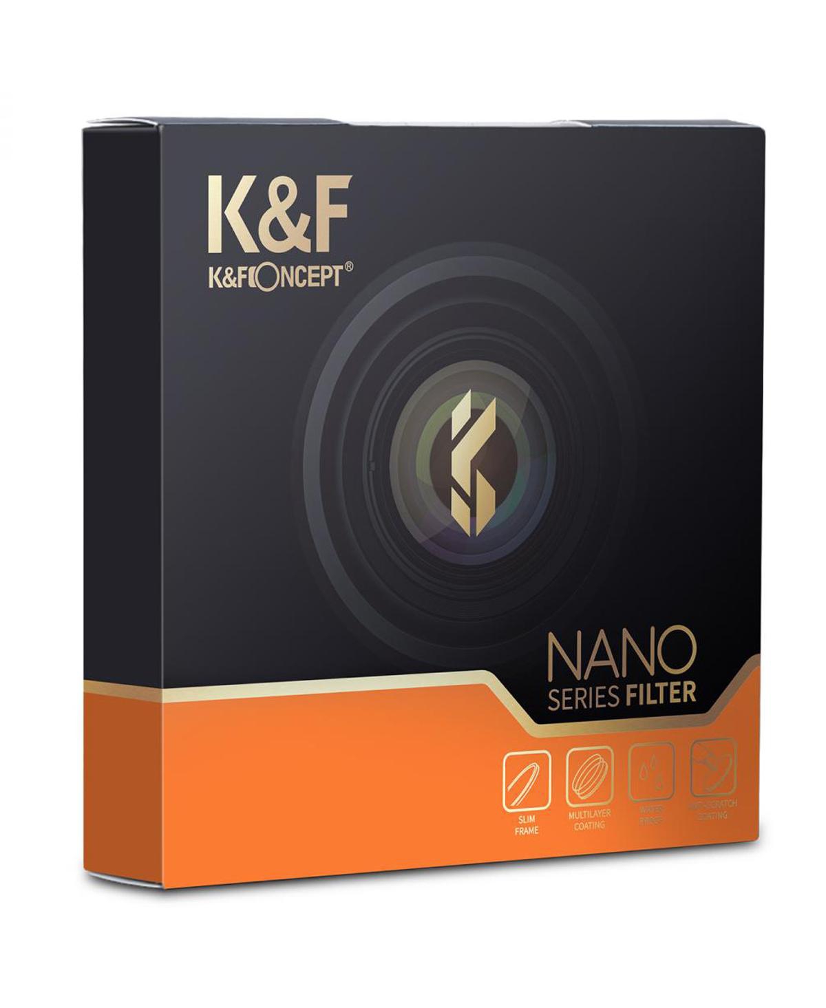K&F Concept 72mm Nano-x Soft-Edge GND8 0.9 3-Stop Filter