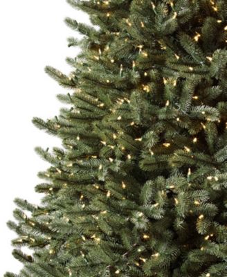 7.5' Pre-Lit Vermont White Spruce LEDC Artificial Christmas Tree