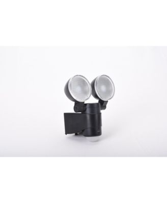 Battery-Powered Motion-Activated Dual Head LED Security Spotlight