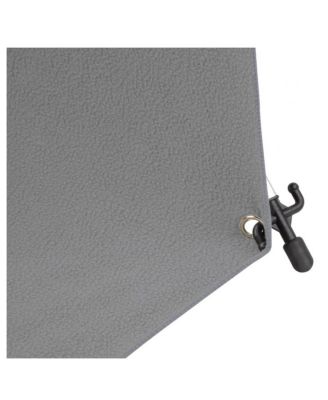 8x8' X-Drop Pro Wrinkle-Resistant Backdrop Kit with Stand, Neutral Gray