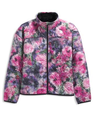 Girls' 6-16 Printed Reversible Shasta Short Parka Jacket