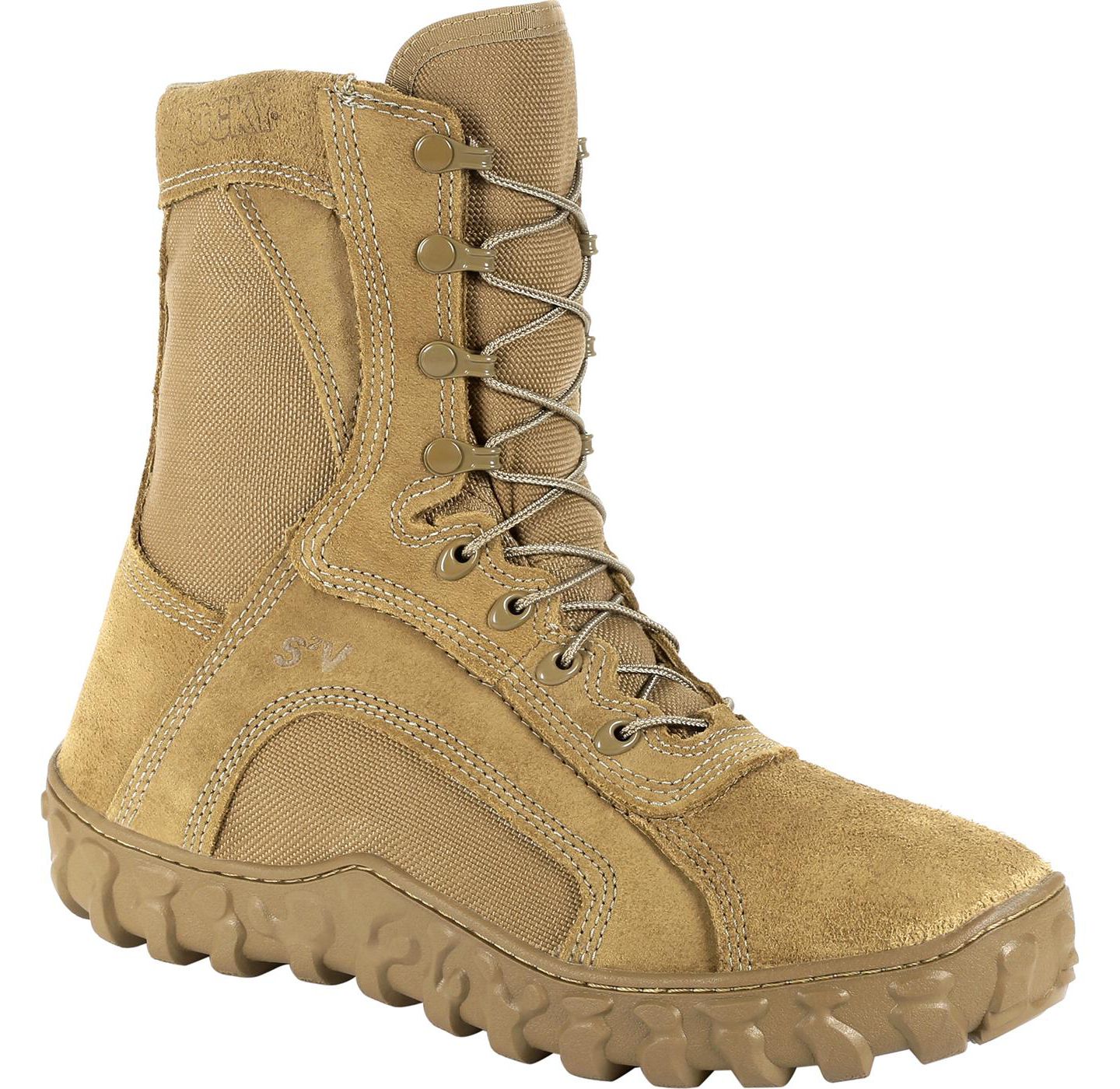 Мужские ботинки ROCKY S2V Waterproof 400G Insulated Military Boot, цвет: Коричневый — фото 8