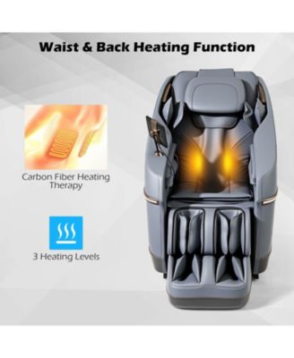 Full Body Zero Gravity Massage Chair with Airbags Waist Heater Foot Rollers