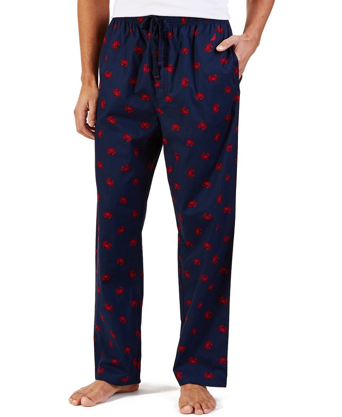 Nautica Men's Woven Crab Print Pajama Pant - Macy's