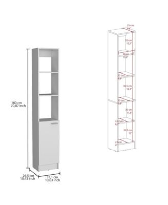 Parks Linen Cabinet White MDF