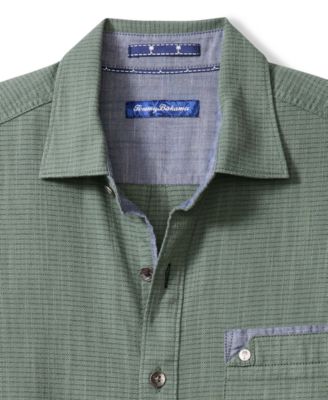 Men's Dorado Textured Cotton Stretch Long Sleeve Shirt