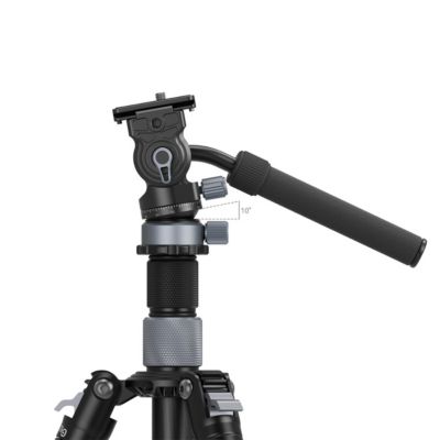 4-Section Carbon Fiber Travel Tripod with CH20 Fluid Video Head